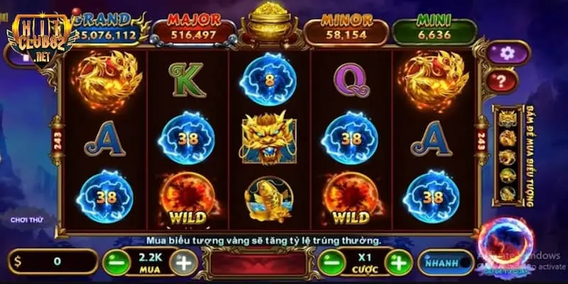 kho báu tứ linh Bet thủ nên tận dụng biểu tượng Wild để tăng mức tiền thưởng lên